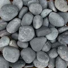 Black Mexican Beach Pebble 1-2"