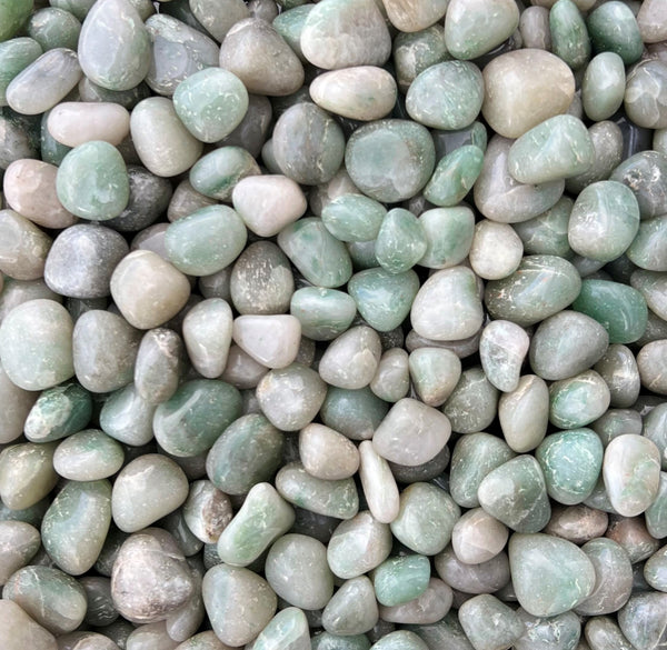 Green Aventurine Agate Pebbles – Pebble Tile Mosaics