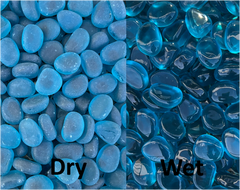 Sea Glass Pebble Sea Blue