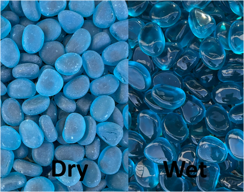 Sea Glass Pebble Sea Blue