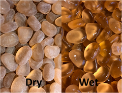 Sea Glass Pebble Peach