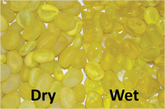 Sea Glass Pebble Yellow