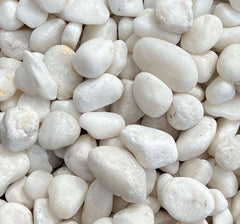 White Polished Pebble ½-¾"