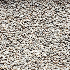 Ivory Rounded Aggregate 1/4"