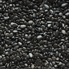 Black Polished Pebble 3/8"