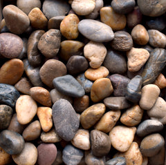 Mixed Polished Pebble 1 ½-2 ½"