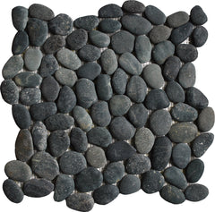 Natural Black Pebble Tile
