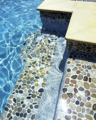 Polished Mixed Pebble Tile