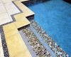 Image of Polished Black Pebble Tile