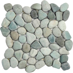 Natural Green Pebble Tile