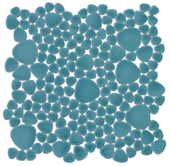 Porcelain Sea Mist Pebble Tile