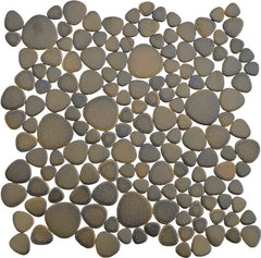 Porcelain Antique Bronze Pebble Tile