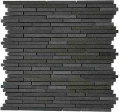 Random Stack Basalt Mosaic Tile,