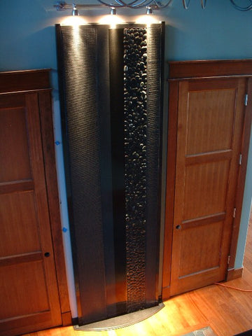 Polished Black Pebble Tile