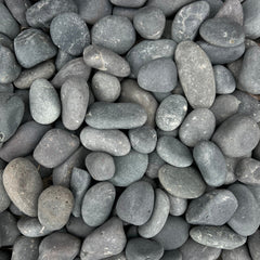 Black Mexican Beach Pebble ½-1"