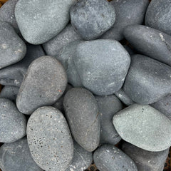 Black Mexican Beach Pebble 2-3"