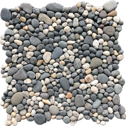 Natural River Rock Pebble Tile