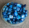 Image of Blue Striped Agate Pebbles
