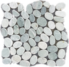 Image of Sliced Green Pebble Tile