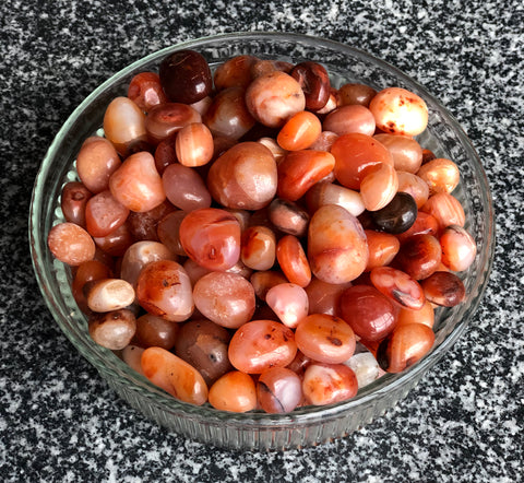 Carnelian Red Agate Pebbles
