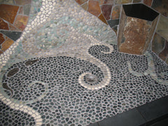 Natural Black Pebble Tile