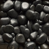 Image of Black Polished Pebble 1 ½-2 ½"
