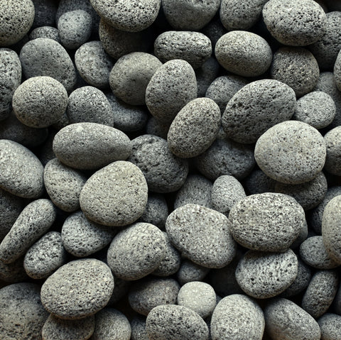Black Lava Beach Pebble 1-2"