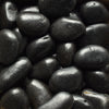 Image of Black Polished Pebble 3-5"