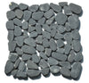 Image of Sliced Black Pebble Tile