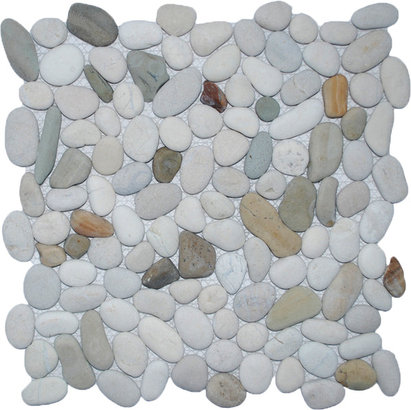 Java Sand Tiles Natural Java Blend Pebble Tile – Pebble Tile Mosaics