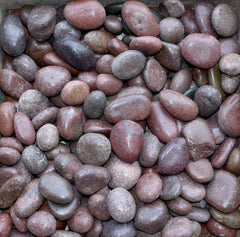Red Polished Pebble 3/4" - 1 ½"