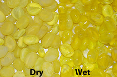 Sea Glass Pebble Yellow