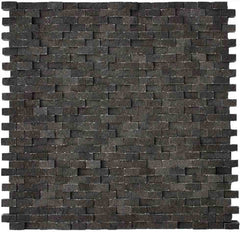 Natural Break Basalt Mosaic Tile, 11.75" x 11.75"