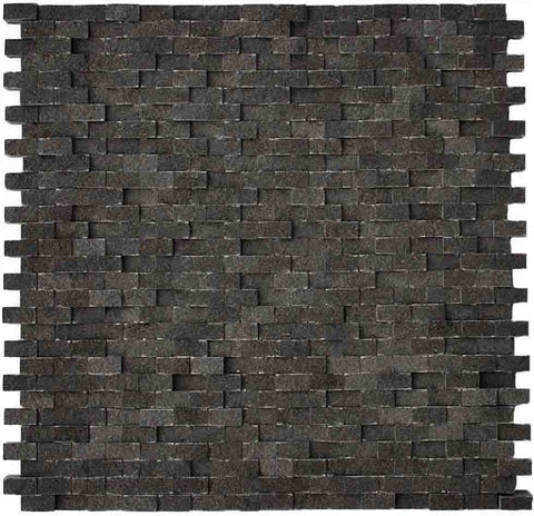 Natural Break Basalt Mosaic Tile, 11.75" x 11.75"